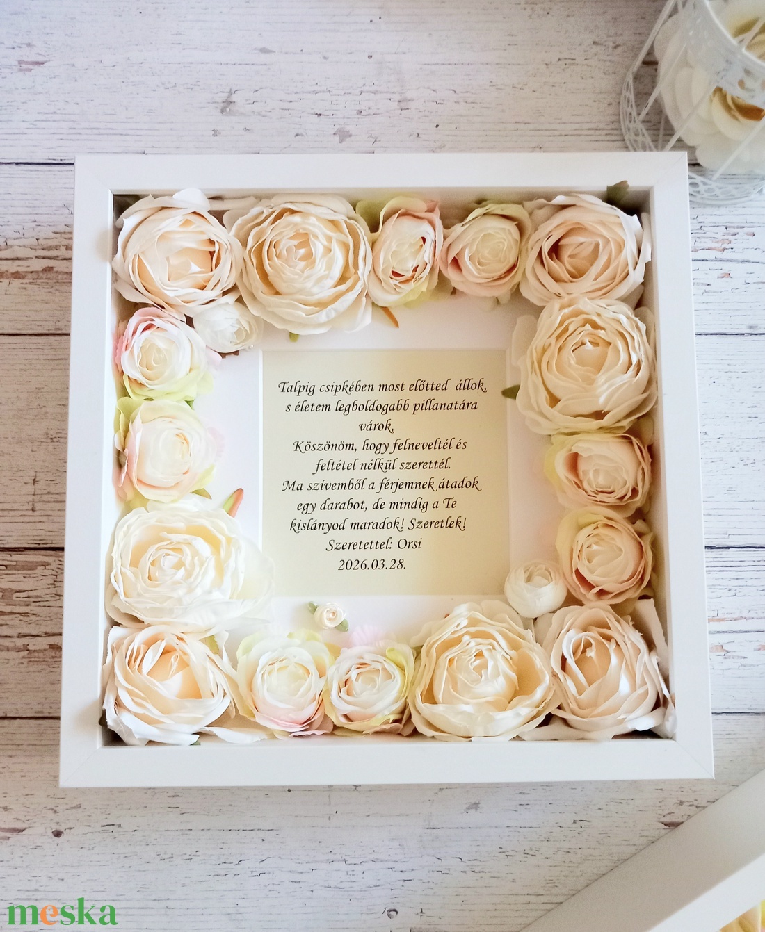 Ekrü álom Szülőköszönt kép - esküvő - emlék & ajándék - szülőköszöntő ajándék - Meska.hu  Ekrü álom Szülőköszönt kép - esküvő - emlék & ajándék - szülőköszöntő ajándék - Meska.hu