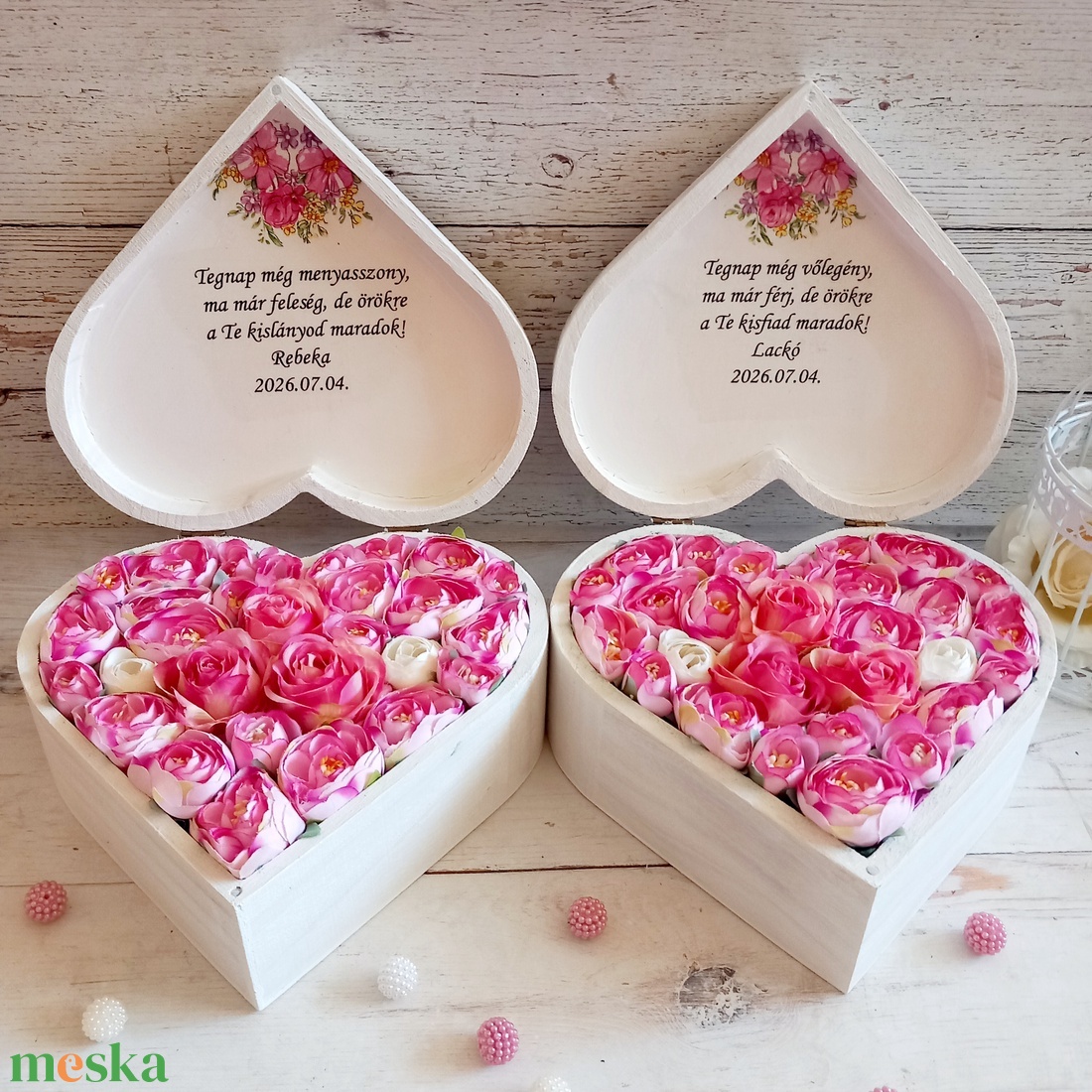 Édesanyáknak csodás szülőköszöntők párban - esküvő - emlék & ajándék - szülőköszöntő ajándék - Meska.hu