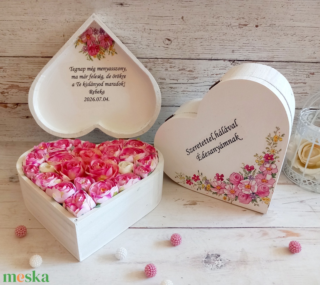 Édesanyáknak csodás szülőköszöntők párban - esküvő - emlék & ajándék - szülőköszöntő ajándék - Meska.hu