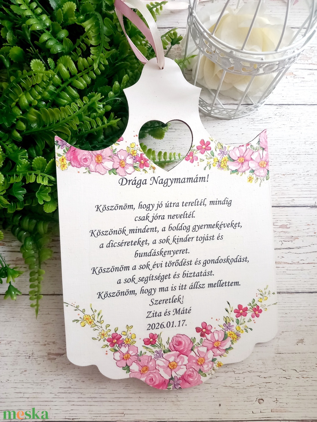 Bundáskenyér frappáns köszöntő - esküvő - emlék & ajándék - szülőköszöntő ajándék - Meska.hu