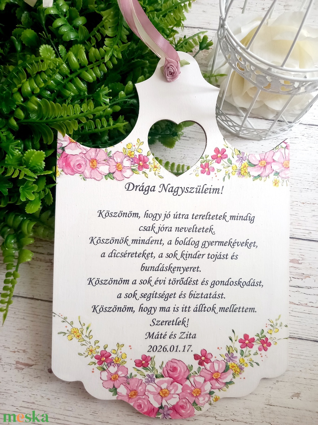 Bundáskenyér frappáns köszöntő - esküvő - emlék & ajándék - szülőköszöntő ajándék - Meska.hu