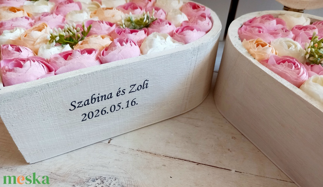 Luxus Szülőköszöntő garnitúra pink - esküvő - emlék & ajándék - szülőköszöntő ajándék - Meska.hu