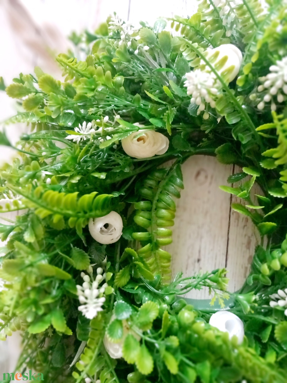 Tavaszi zsongás koszorú - otthon & életmód - dekoráció - ajtó- és ablak dekoráció - ajtódísz & kopogtató - Meska.hu