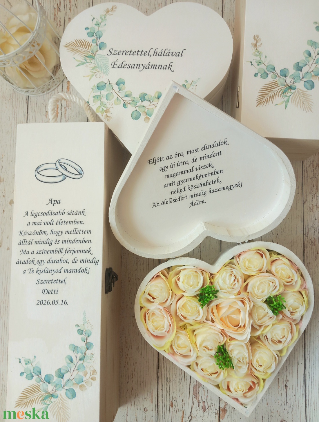 Luxus szülököszöntők - esküvő - emlék & ajándék - szülőköszöntő ajándék - Meska.hu