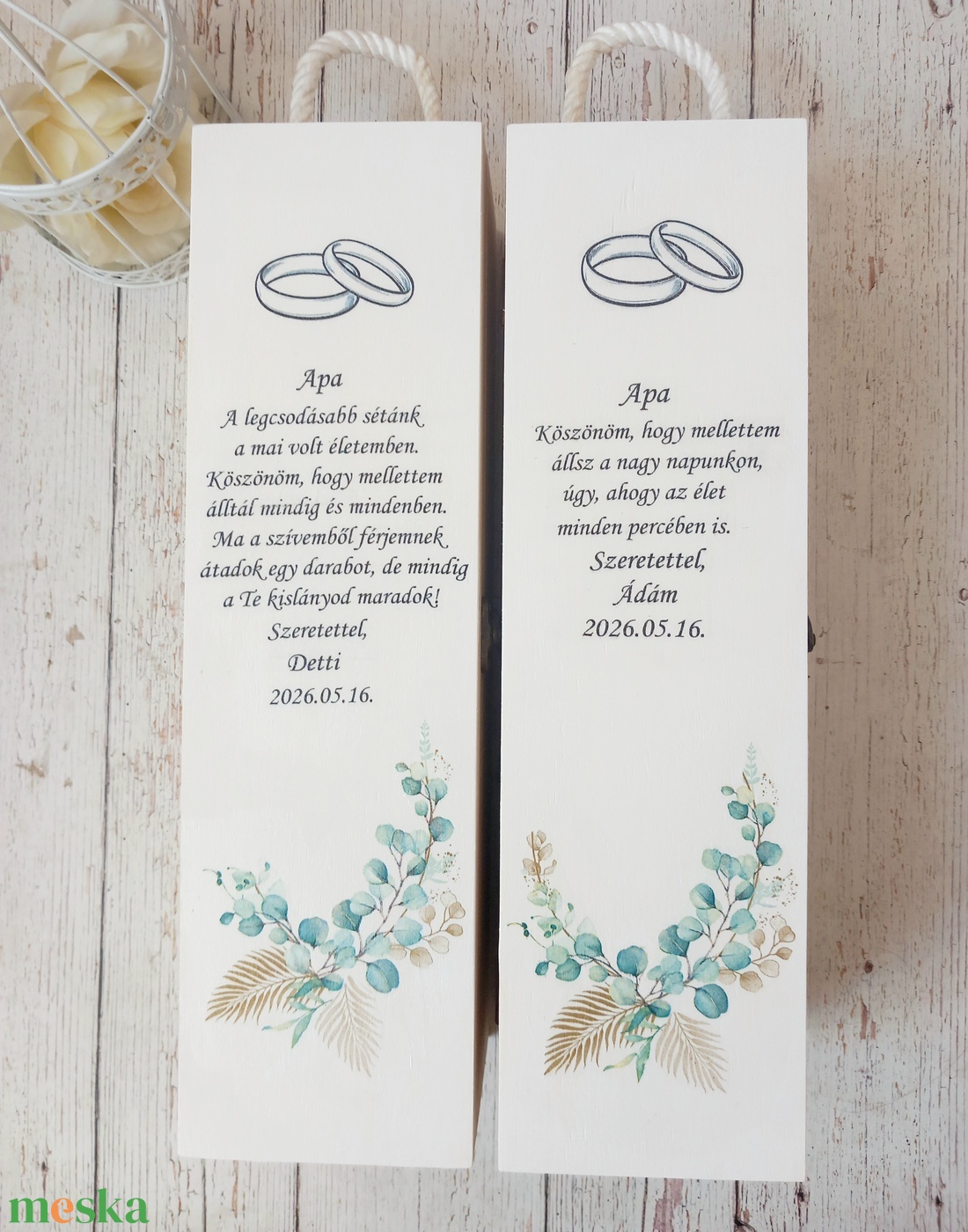 Luxus szülököszöntők - esküvő - emlék & ajándék - szülőköszöntő ajándék - Meska.hu