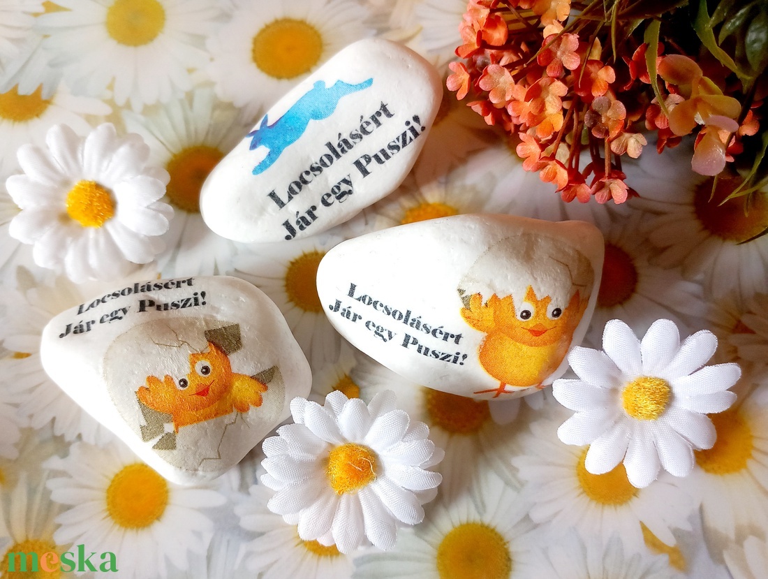 Pipi feliratos kő - otthon & életmód - dekoráció - asztal és polc dekoráció - kavics & kő - Meska.hu