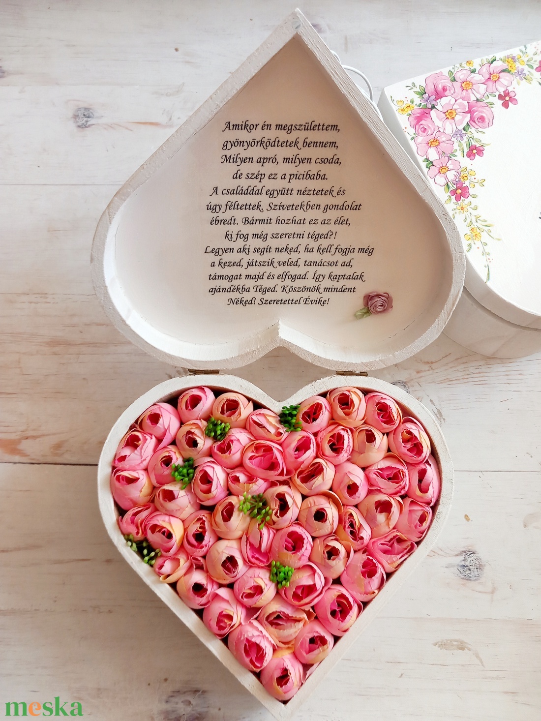 Keresztanyás köszöntő ajándék garnitúra pink - esküvő - emlék & ajándék - szülőköszöntő ajándék - Meska.hu