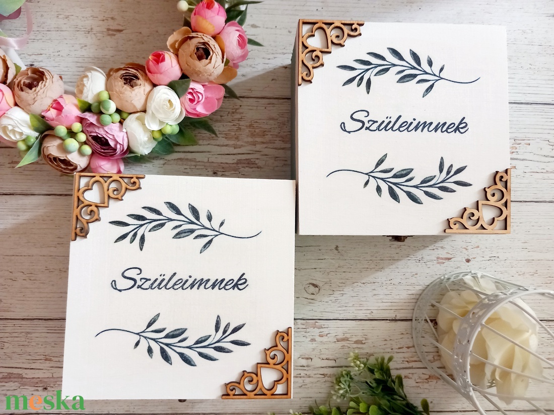Egyedi kövecskés szülököszöntő - esküvő - emlék & ajándék - szülőköszöntő ajándék - Meska.hu