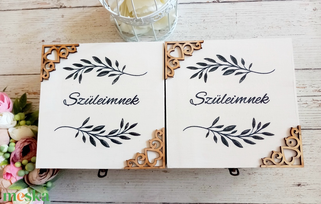Egyedi kövecskés szülököszöntő - esküvő - emlék & ajándék - szülőköszöntő ajándék - Meska.hu