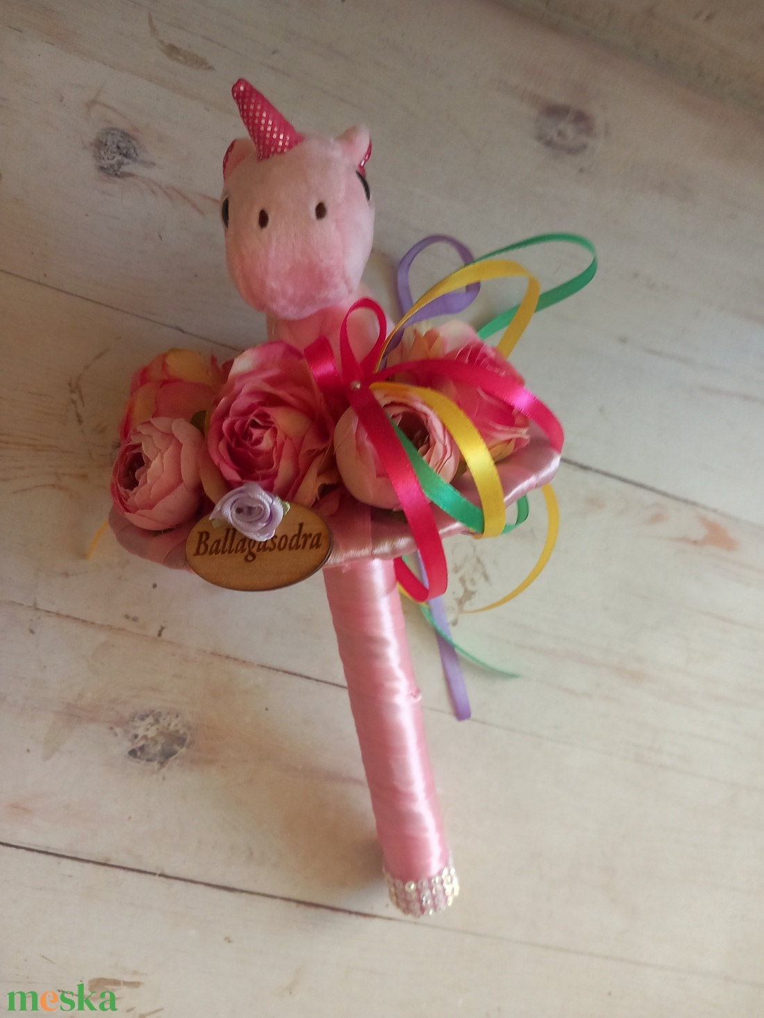 Unikornis csokor 3. - otthon & életmód - dekoráció - asztal és polc dekoráció - asztaldísz - Meska.hu