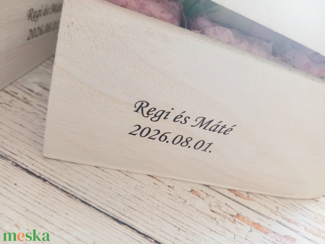 Luxus mályva-ekrü szives szúlököszöntők - esküvő - emlék & ajándék - szülőköszöntő ajándék - Meska.hu