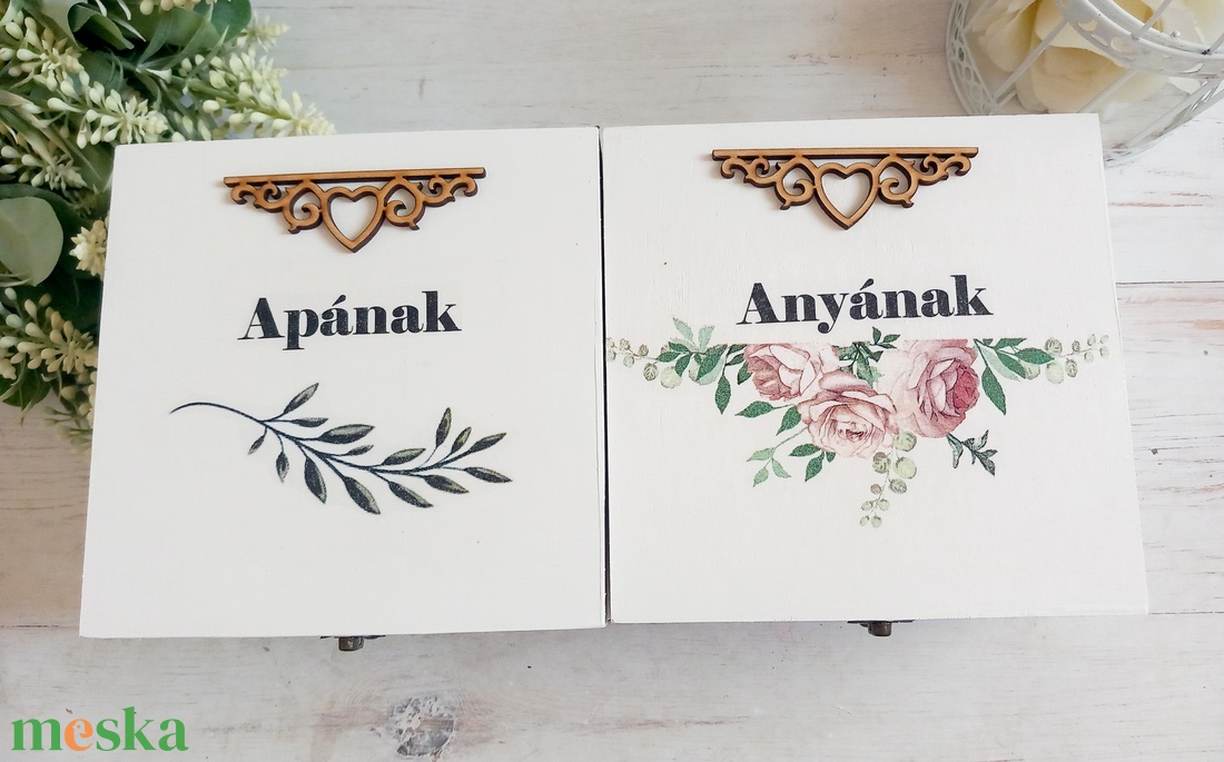 Anya és Apa motivációs kövecskés szülőköszöntő - esküvő - emlék & ajándék - szülőköszöntő ajándék - Meska.hu