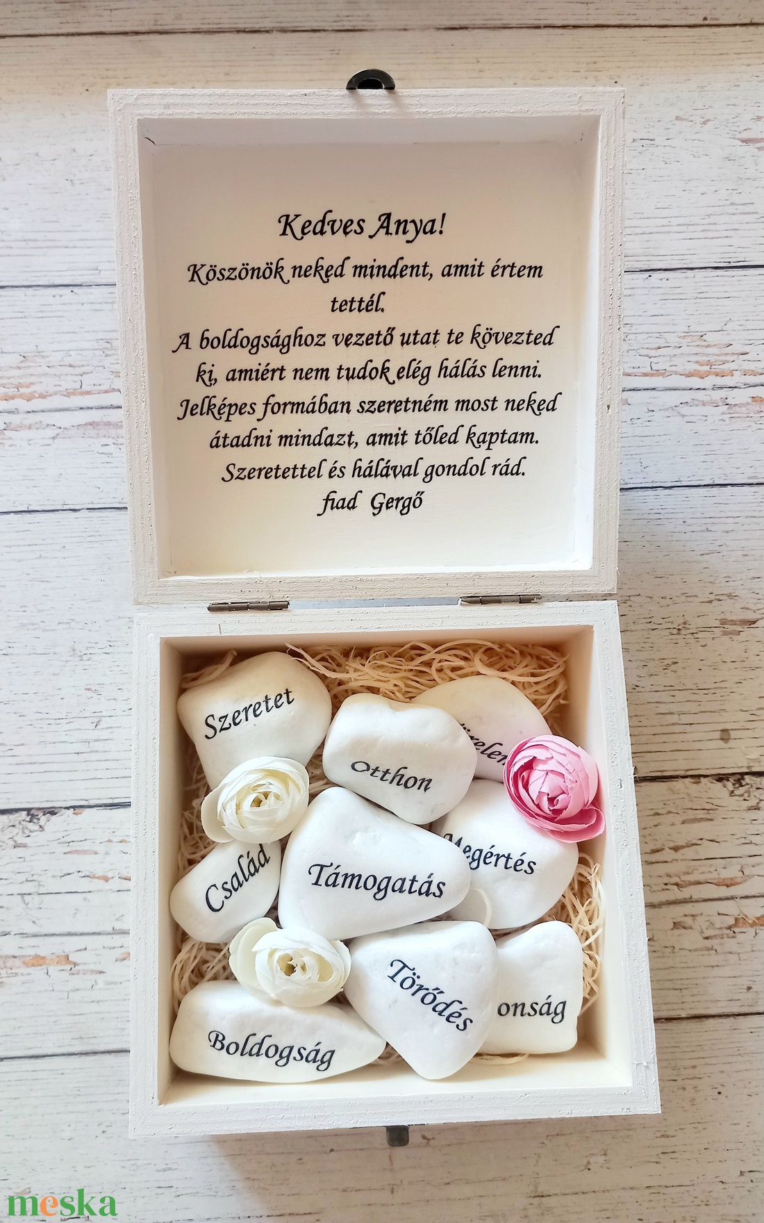 A jó Édesanya alapkövei,köszönetajándék - esküvő - emlék & ajándék - szülőköszöntő ajándék - Meska.hu