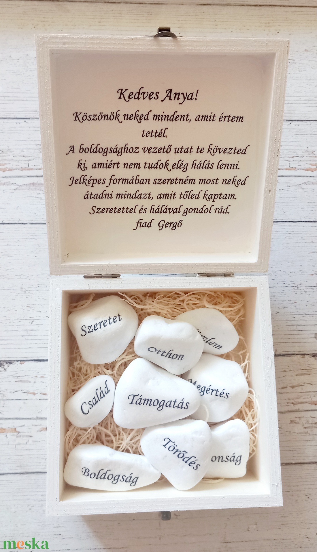 A jó Édesanya alapkövei,köszönetajándék - esküvő - emlék & ajándék - szülőköszöntő ajándék - Meska.hu