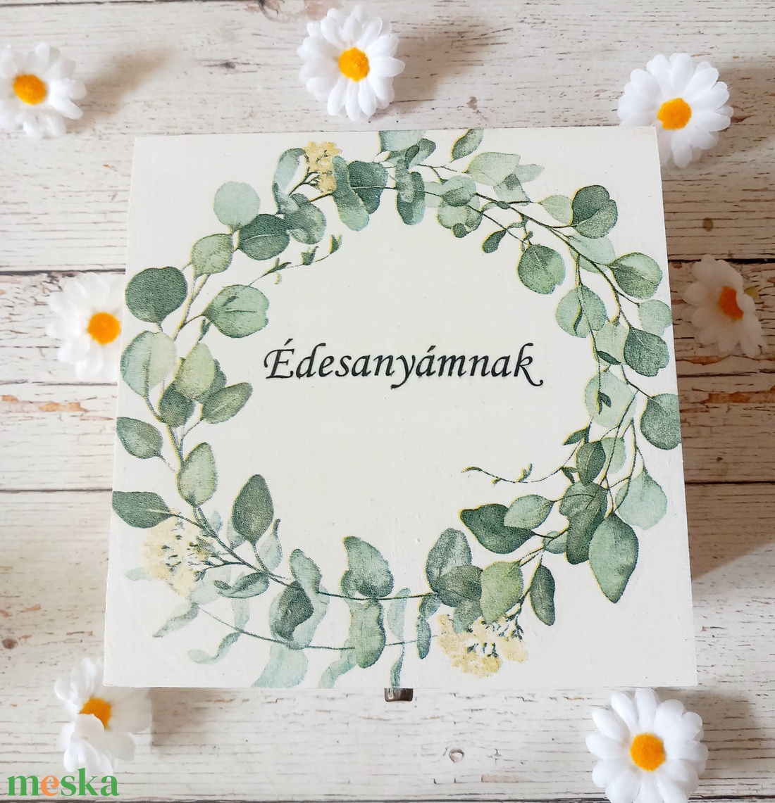 Virágos Szülököszöntő alapkövei garnitúra - esküvő - emlék & ajándék - szülőköszöntő ajándék - Meska.hu