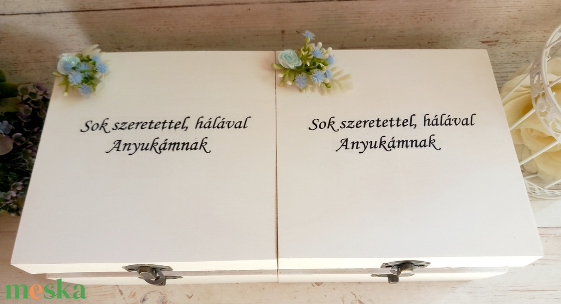 Valami kék szülőköszöntő 2db - esküvő - emlék & ajándék - szülőköszöntő ajándék - Meska.hu