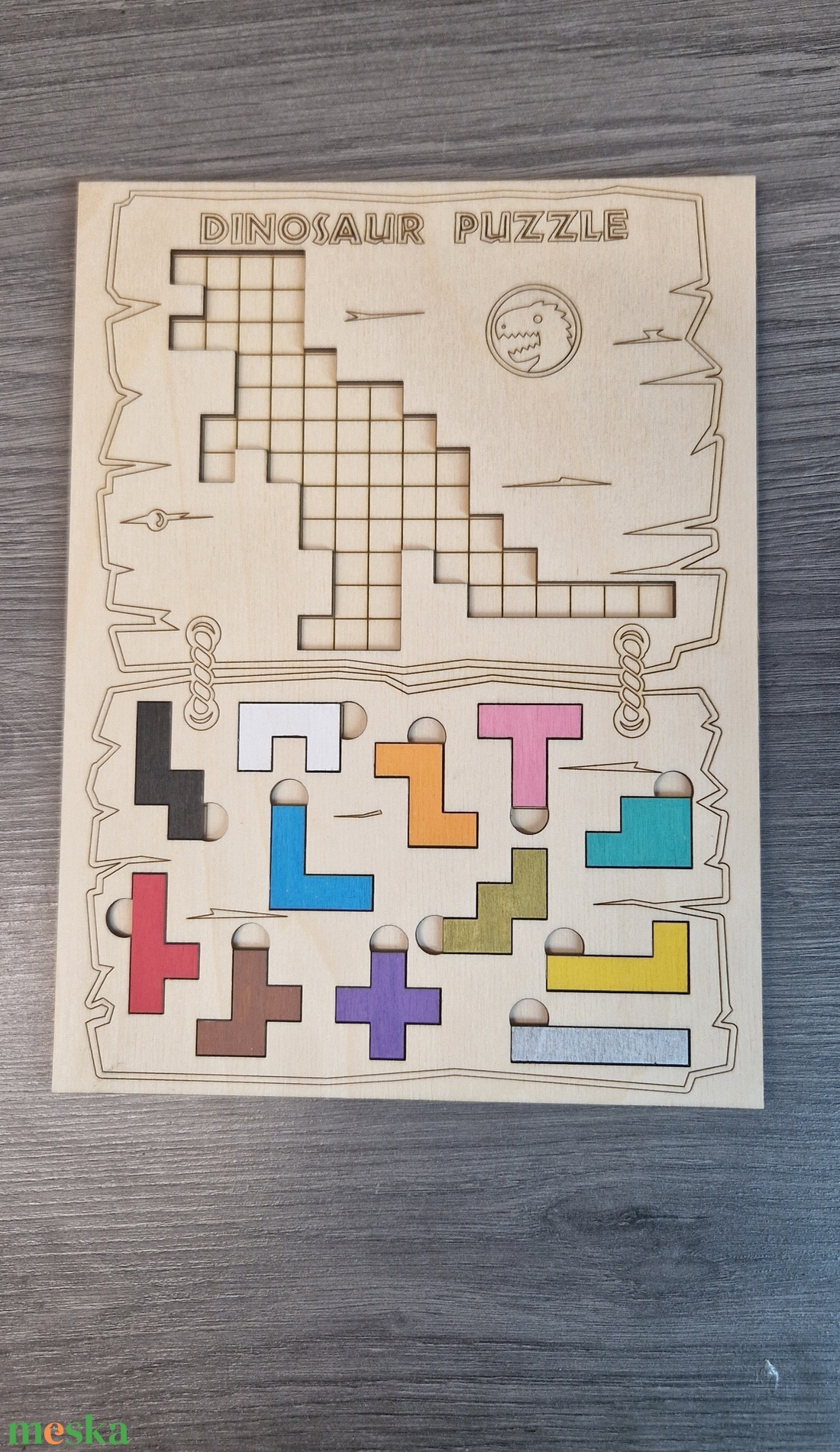 Dínós Puzzle - játék & sport - puzzle - kirakó, kocka kirakó - Meska.hu Dínós Puzzle - játék & sport - puzzle - kirakó, kocka kirakó - Meska.hu