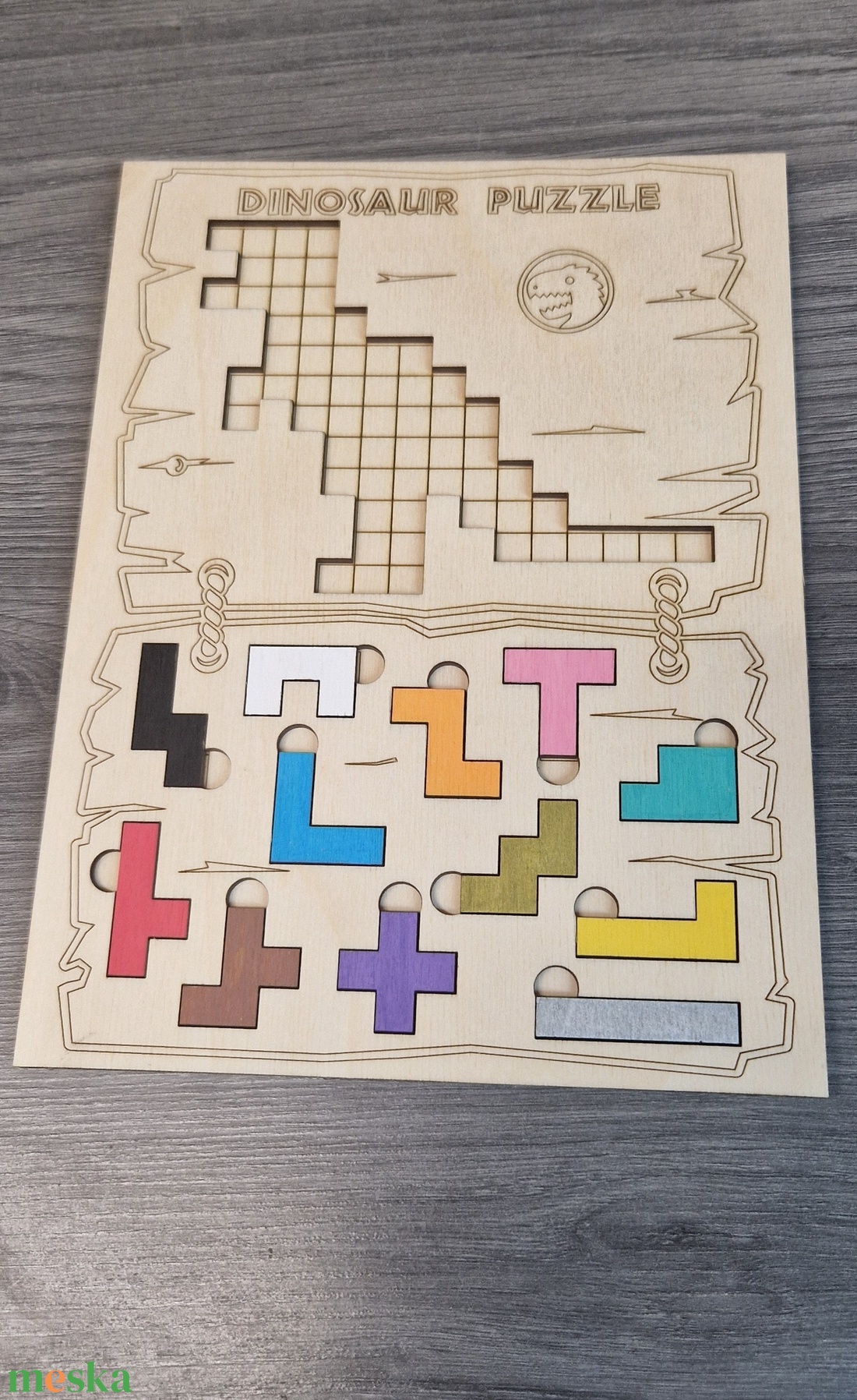 Dínós Puzzle - játék & sport - puzzle - kirakó, kocka kirakó - Meska.hu Dínós Puzzle - játék & sport - puzzle - kirakó, kocka kirakó - Meska.hu
