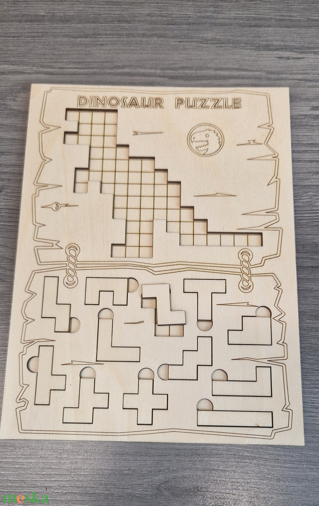 Dínós Puzzle - játék & sport - puzzle - kirakó, kocka kirakó - Meska.hu Dínós Puzzle - játék & sport - puzzle - kirakó, kocka kirakó - Meska.hu