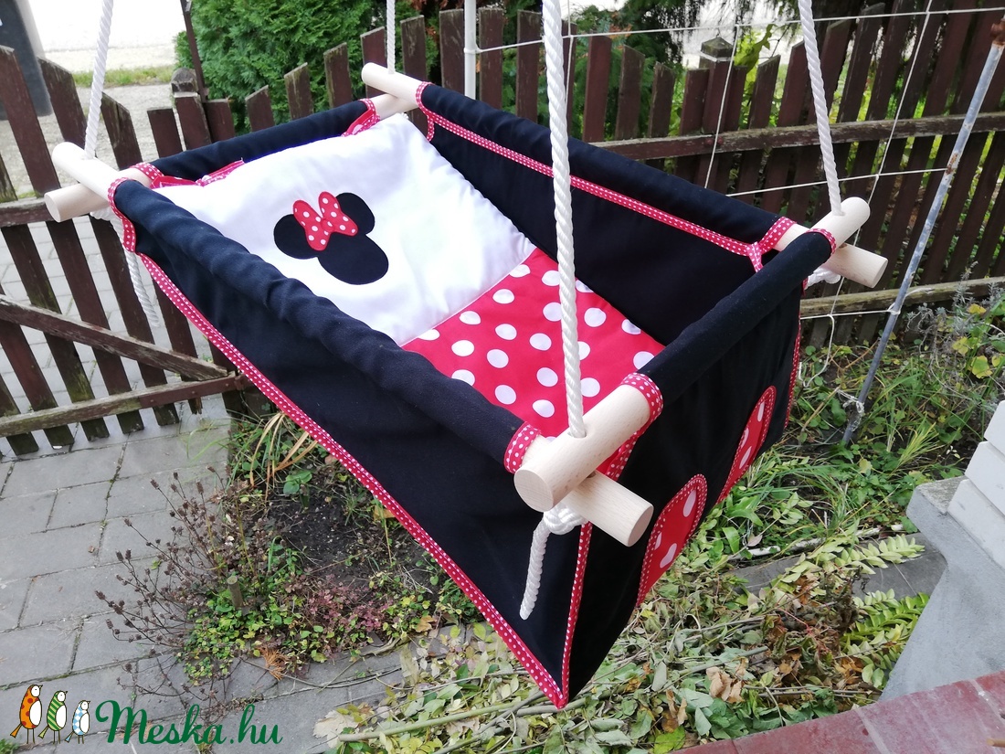 Minnie egér, applikált mintás hinta - - Meska.hu Minnie egér, applikált mintás hinta - - Meska.hu