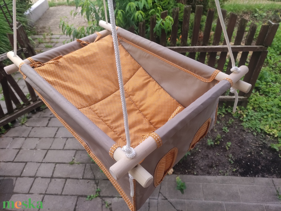 100 % pamut drapp -napsárga pöttyös hinta - játék & sport - hinta & kerti játék - Meska.hu 100 % pamut drapp -napsárga pöttyös hinta - játék & sport - hinta & kerti játék - Meska.hu