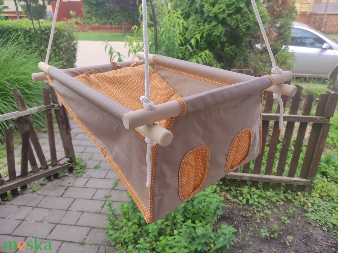 100 % pamut drapp -napsárga pöttyös hinta - játék & sport - hinta & kerti játék - Meska.hu 100 % pamut drapp -napsárga pöttyös hinta - játék & sport - hinta & kerti játék - Meska.hu