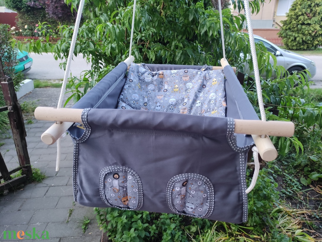 100 % pamut szürke -robotos hinta - játék & sport - hinta & kerti játék - Meska.hu 100 % pamut szürke -robotos hinta - játék & sport - hinta & kerti játék - Meska.hu