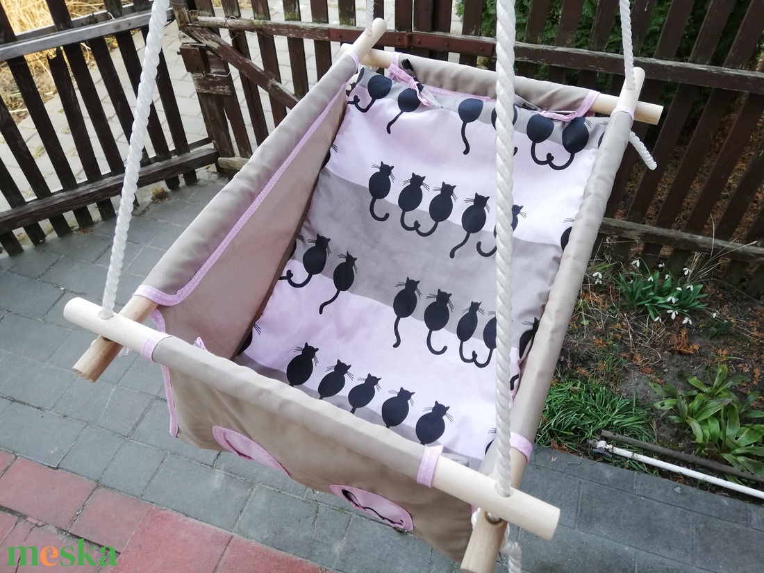 100% pamut drapp-rózsaszín, szürke cicás hinta - játék & sport - hinta & kerti játék - Meska.hu 100% pamut drapp-rózsaszín, szürke cicás hinta - játék & sport - hinta & kerti játék - Meska.hu
