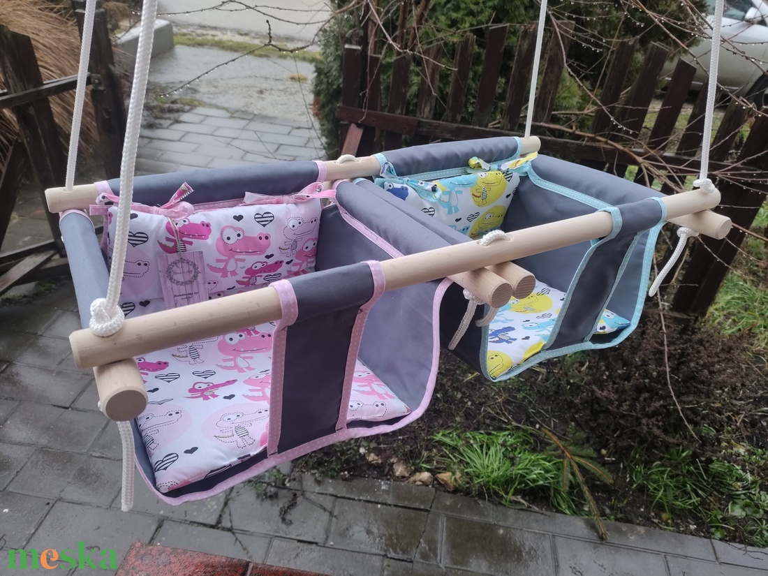 Iker gyerkőc hinta - játék & sport - hinta & kerti játék - Meska.hu