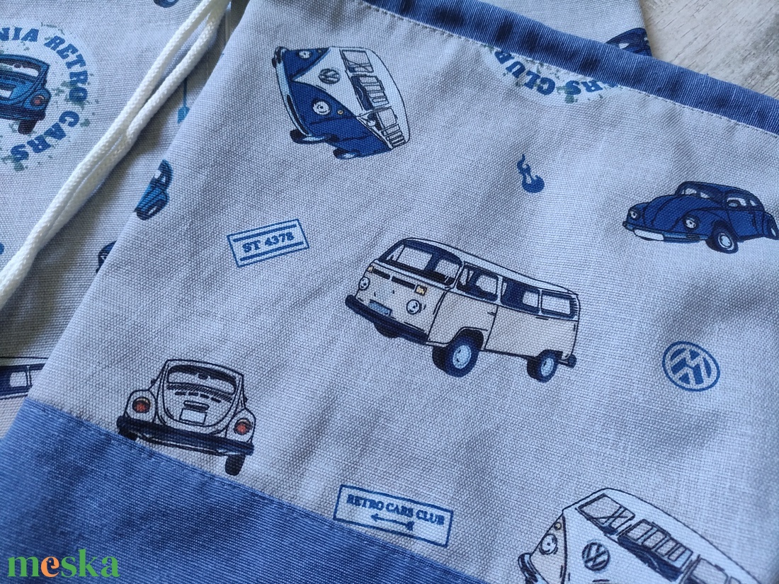 Oviszsák, tornazsák Volkswagen  - játék & sport - ovis felszerelés - ovis zsák - Meska.hu