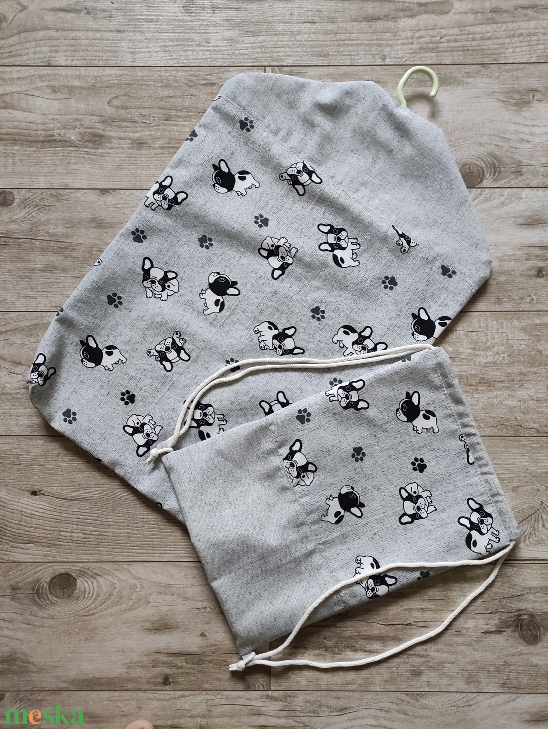 Oviszsák, tornazsák Bulldog - játék & sport - ovis felszerelés - ovis zsák - Meska.hu
