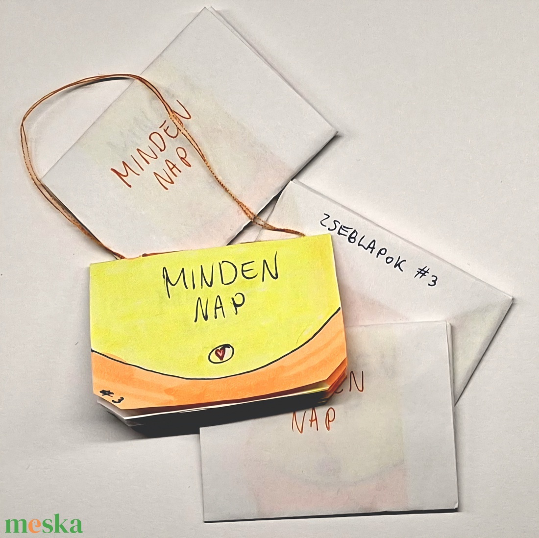 ZsebLapok #3  Minden Nap - esküvő - emlék & ajándék - köszönőajándék - Meska.hu