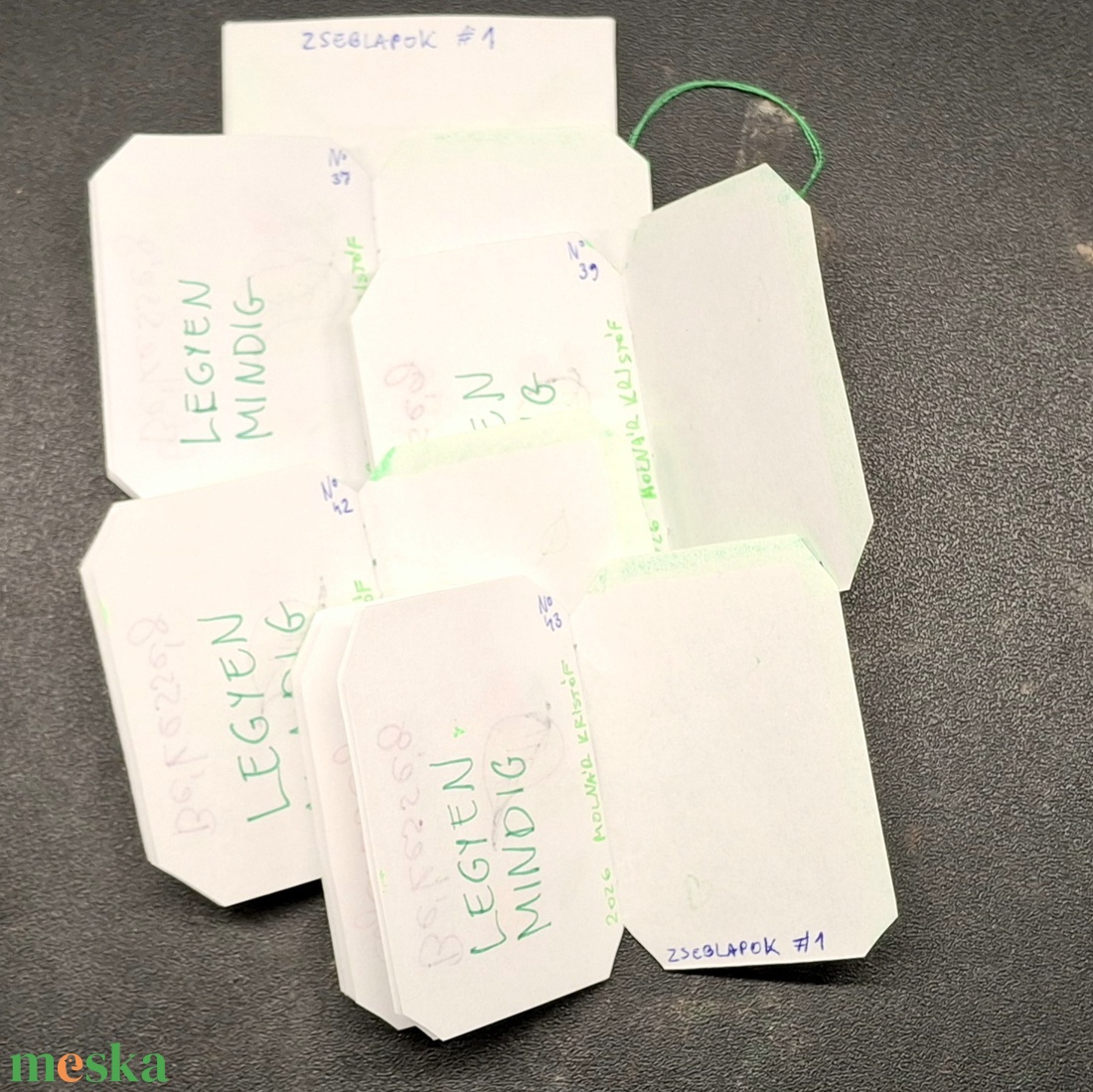 ZsebLapok #1  Legyen Mindig  /KÉK - otthon & életmód - papír, írószer - ajándékozás kellékei - ajándékkísérő - Meska.hu