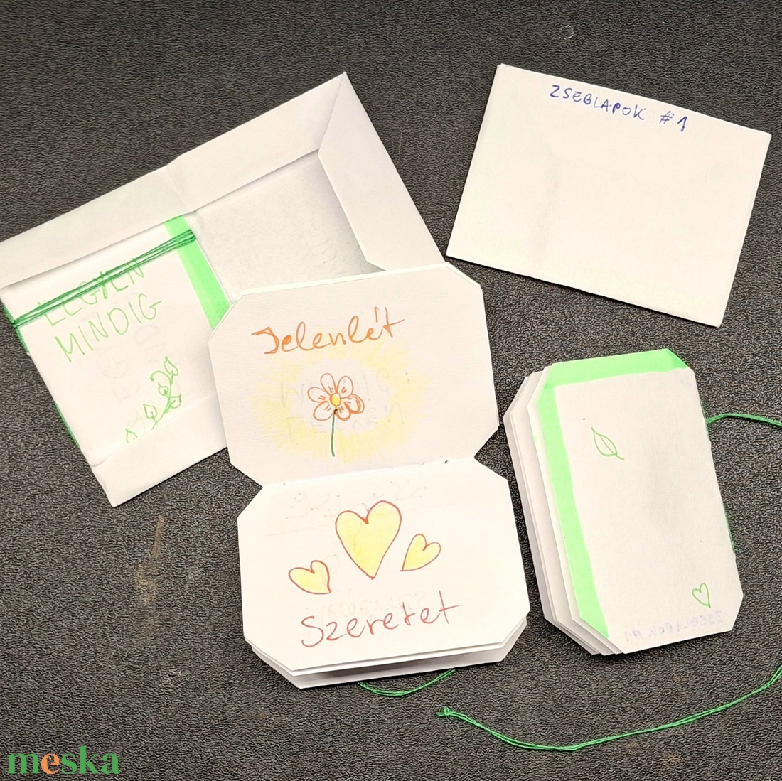 ZsebLapok #1  Legyen Mindig  /KÉK - otthon & életmód - papír, írószer - ajándékozás kellékei - ajándékkísérő - Meska.hu