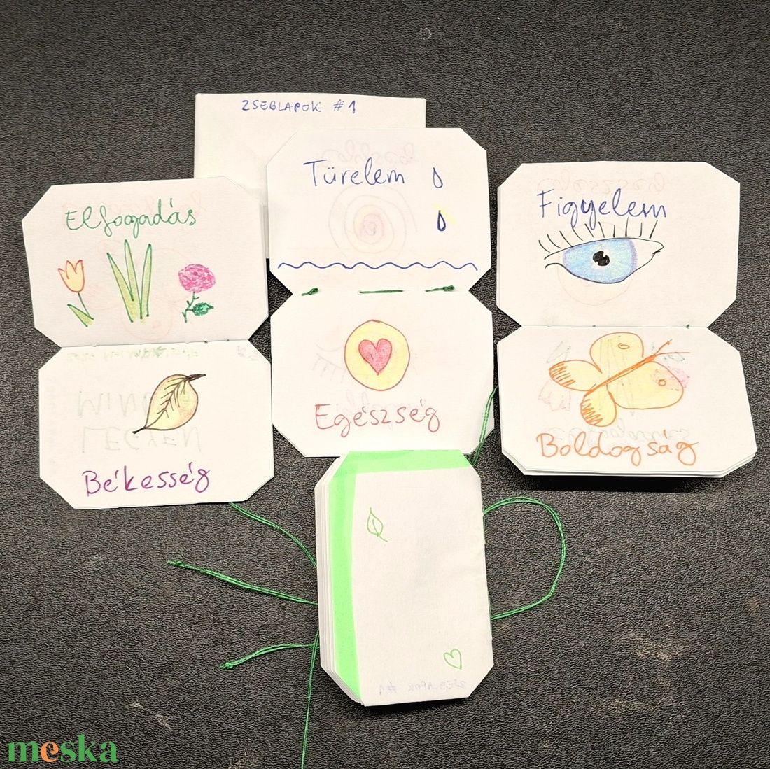 ZsebLapok #1  Legyen Mindig  /KÉK - otthon & életmód - papír, írószer - ajándékozás kellékei - ajándékkísérő - Meska.hu