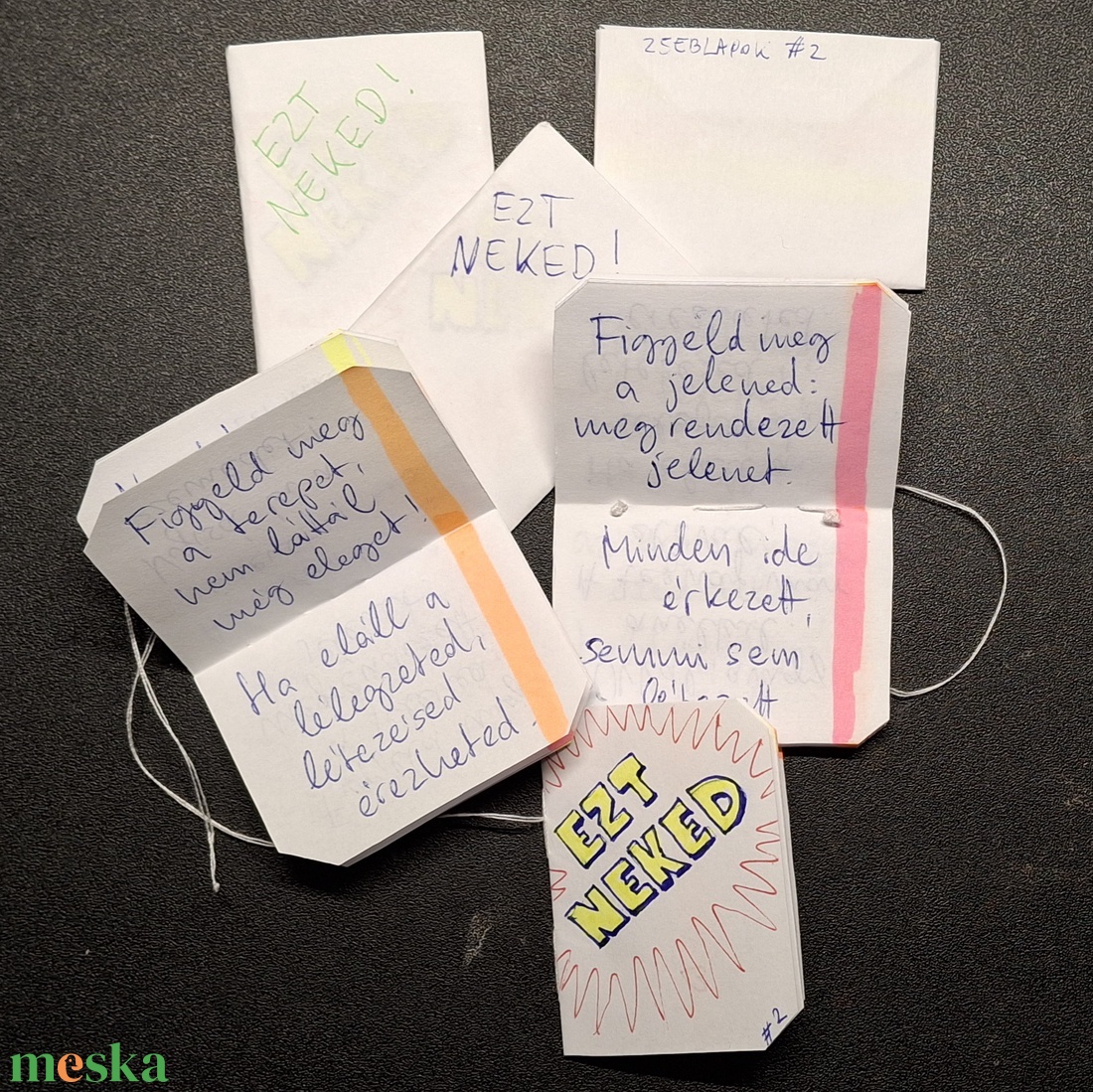 ZsebLapok #2  Ezt Neked - esküvő - emlék & ajándék - köszönőajándék - Meska.hu