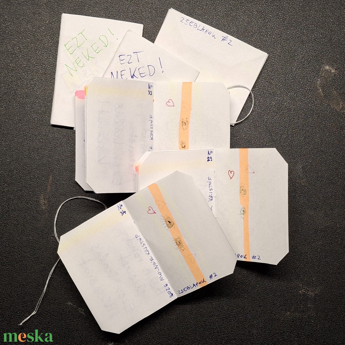 ZsebLapok #2  Ezt Neked - esküvő - emlék & ajándék - köszönőajándék - Meska.hu
