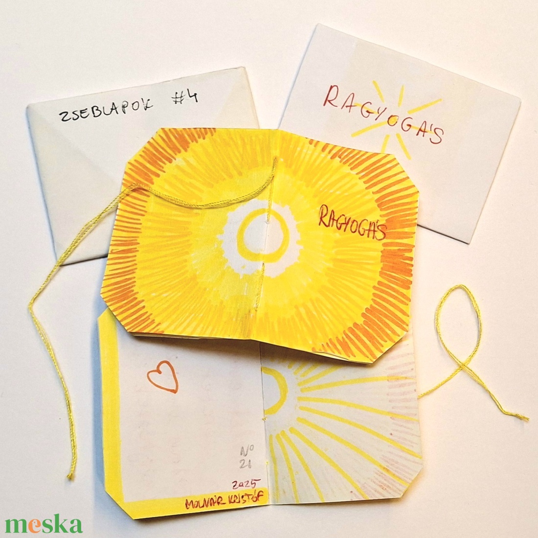 ZsebLapok #4  Ragyogás - otthon & életmód - papír, írószer - ajándékozás kellékei - ajándékkísérő - Meska.hu