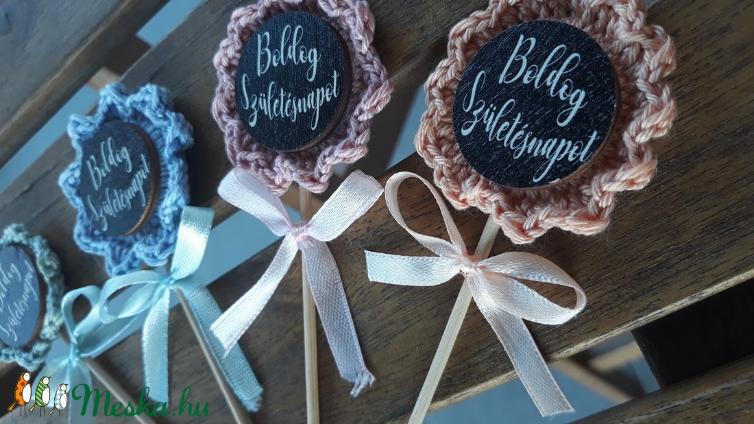 Boldog születésnapot tortadekor - otthon & életmód - dekoráció - dísztárgy - Meska.hu Boldog születésnapot tortadekor - otthon & életmód - dekoráció - dísztárgy - Meska.hu