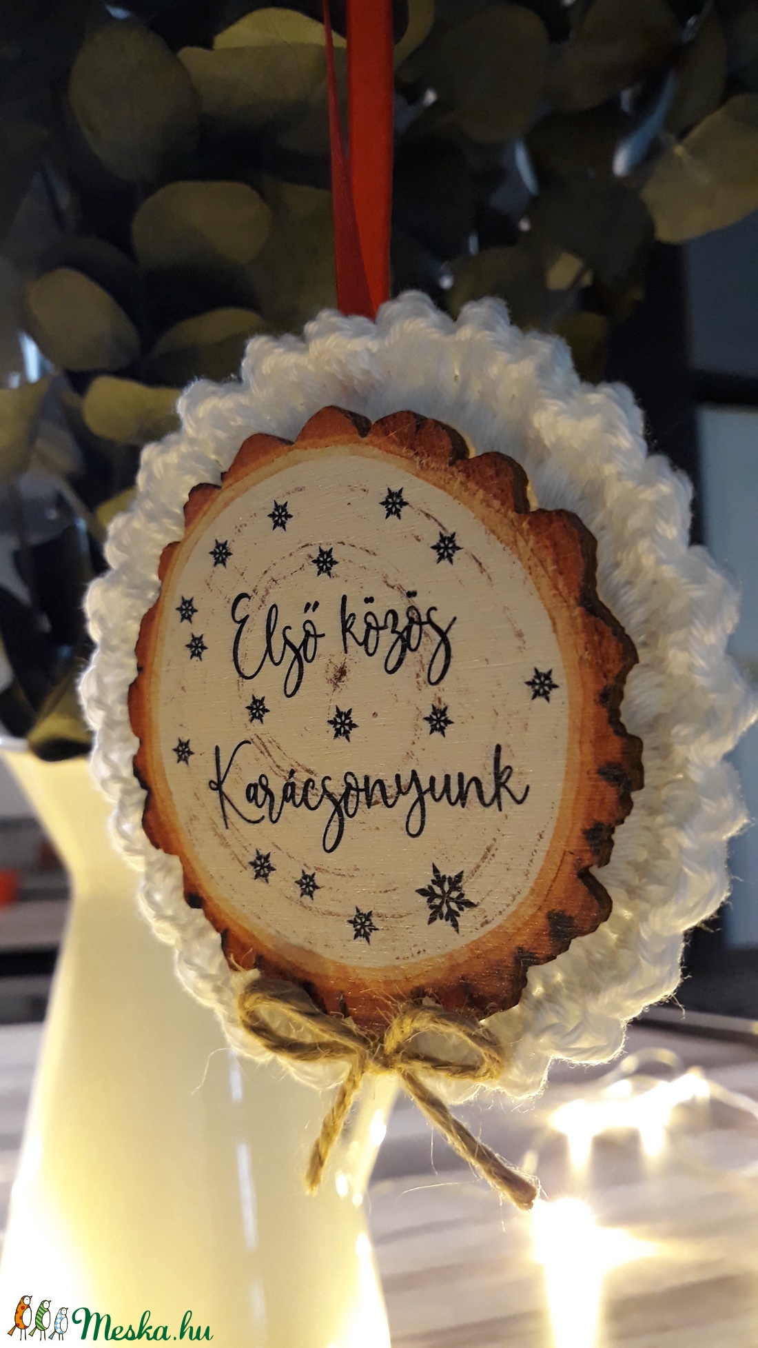 Első közös karácsonyunk feliratú dísz - karácsony - karácsonyi lakásdekoráció - karácsonyi lakásdíszek - Meska.hu Első közös karácsonyunk feliratú dísz - karácsony - karácsonyi lakásdekoráció - karácsonyi lakásdíszek - Meska.hu