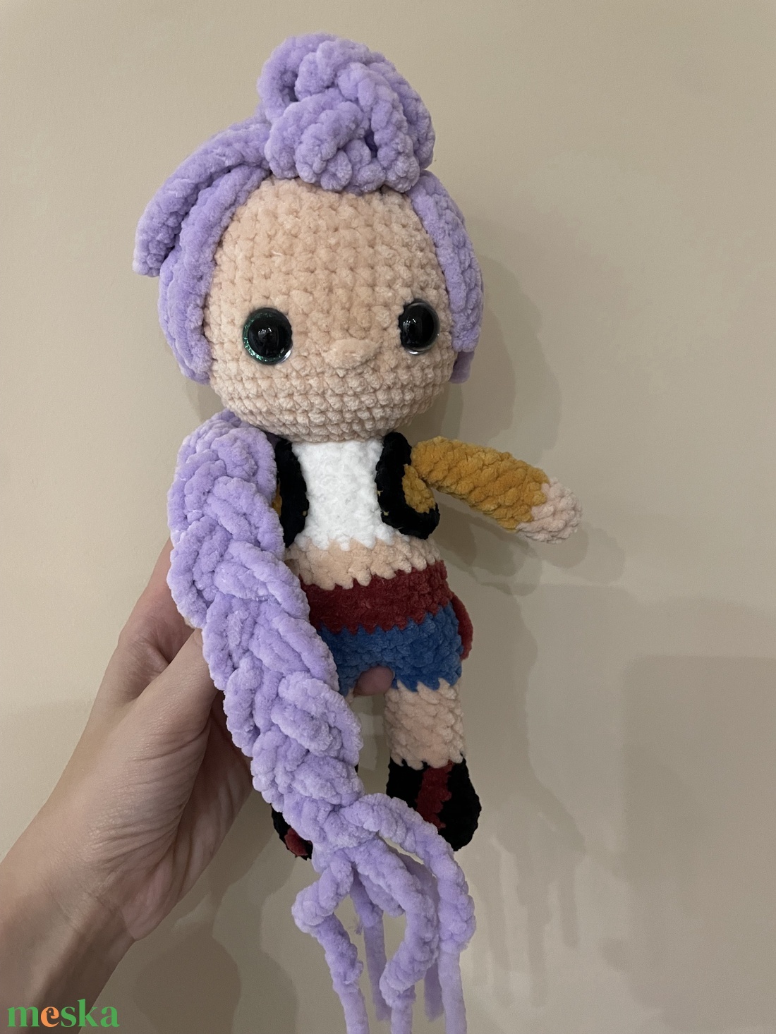 Horgolt K-pop inspirált baba � amigurumi baba � kézzel készült plüss baba � egyedi ajándék - játék & sport - plüssállat & játékfigura - ember - Meska.hu