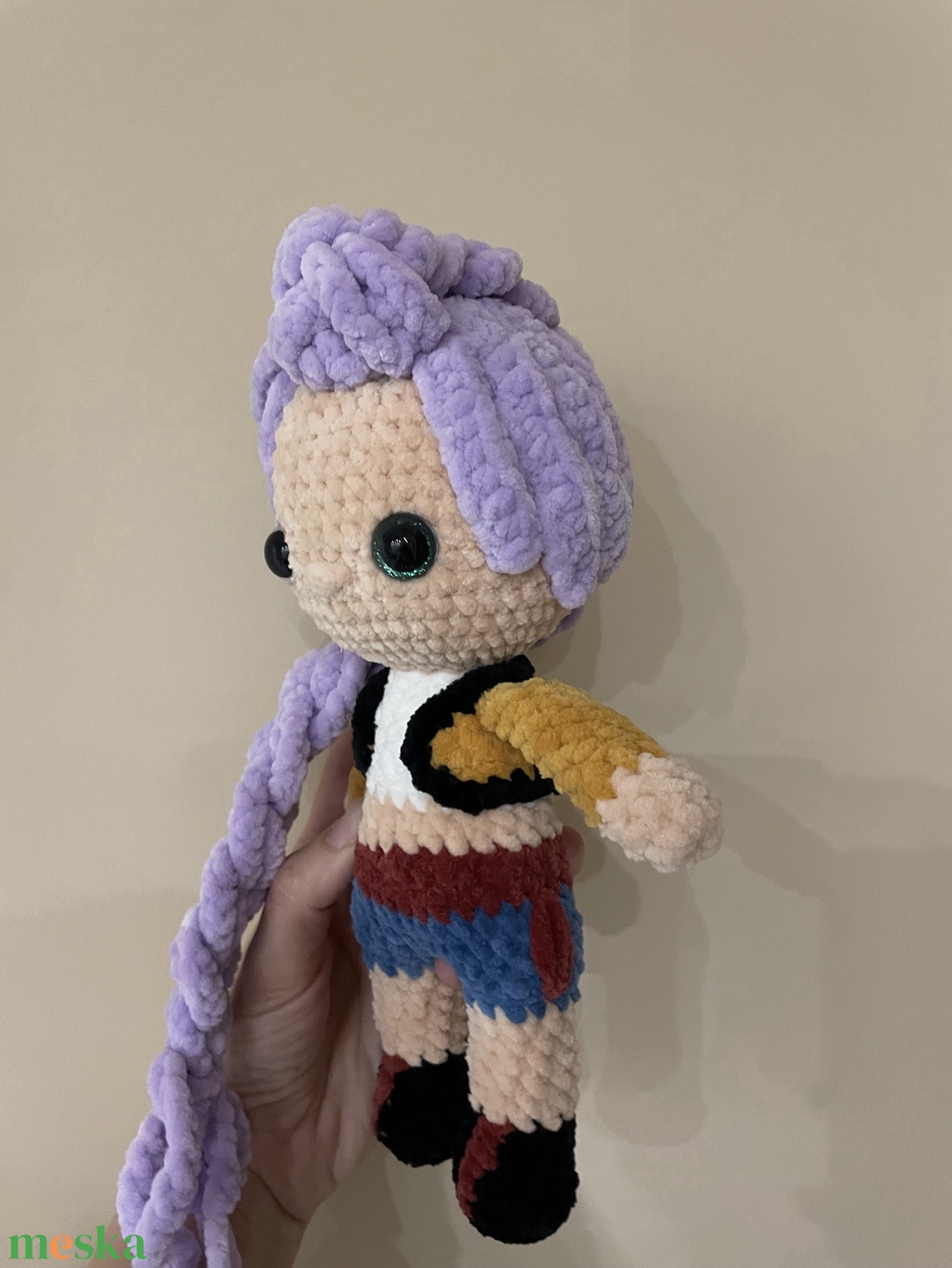 Horgolt K-pop inspirált baba � amigurumi baba � kézzel készült plüss baba � egyedi ajándék - játék & sport - plüssállat & játékfigura - ember - Meska.hu