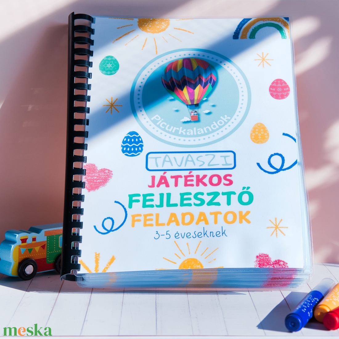 Tavaszi Játékos Fejlesztő Feladatok 3-5 Éves Gyerekeknek - játék & sport - készségfejlesztő és logikai játék - oktató játékok - Meska.hu