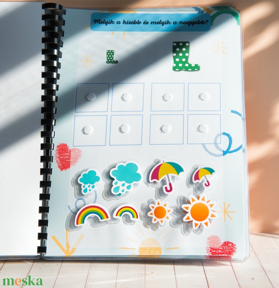 Tavaszi Játékos Fejlesztő Feladatok 3-5 Éves Gyerekeknek - játék & sport - készségfejlesztő és logikai játék - oktató játékok - Meska.hu