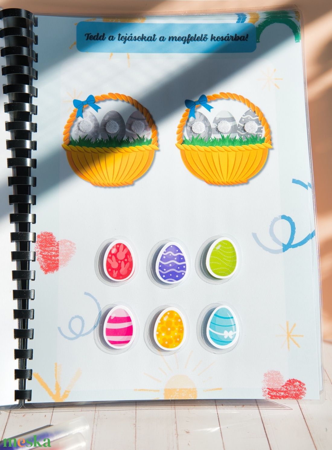 Tavaszi Játékos Fejlesztő Feladatok 3-5 Éves Gyerekeknek - játék & sport - készségfejlesztő és logikai játék - oktató játékok - Meska.hu