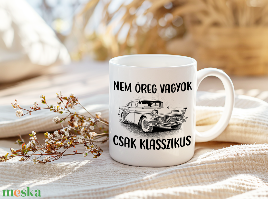 Nem öreg vagyok, csak klasszikus bögre - otthon & életmód - konyhafelszerelés, tálalás - tálalás - bögre & csésze - Meska.hu Nem öreg vagyok, csak klasszikus bögre - otthon & életmód - konyhafelszerelés, tálalás - tálalás - bögre & csésze - Meska.hu