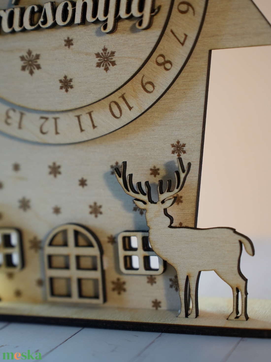 Fa karácsonyi visszaszámláló házikó  Kreatív Ünnepi Élmény! - karácsony - karácsonyi lakásdekoráció - karácsonyi lakásdíszek - Meska.hu Fa karácsonyi visszaszámláló házikó  Kreatív Ünnepi Élmény! - karácsony - karácsonyi lakásdekoráció - karácsonyi lakásdíszek - Meska.hu