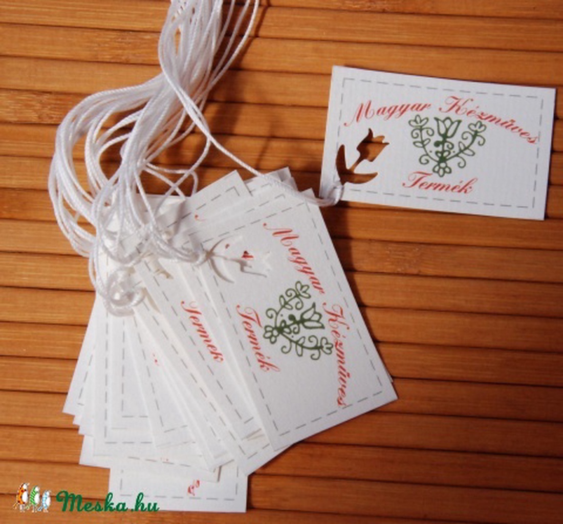 Magyar Kézműves Termék - árukísérő címke 30 db-os -  - Meska.hu
