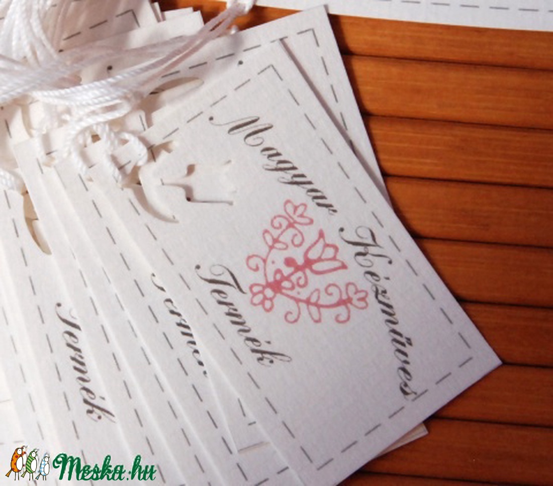 Magyar Kézműves Termék - árukísérő címke 30 db-os -  - Meska.hu