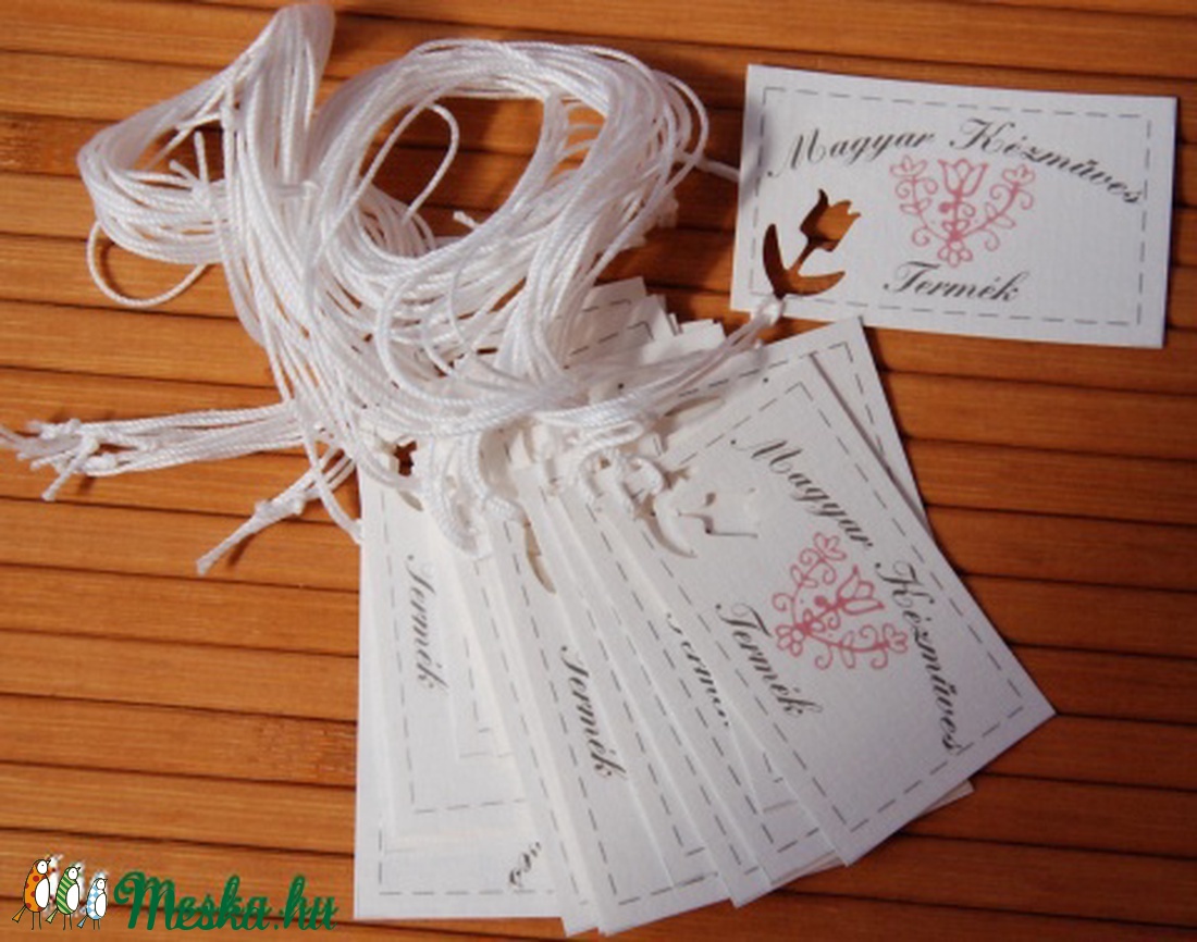 Magyar Kézműves Termék - árukísérő címke 30 db-os -  - Meska.hu